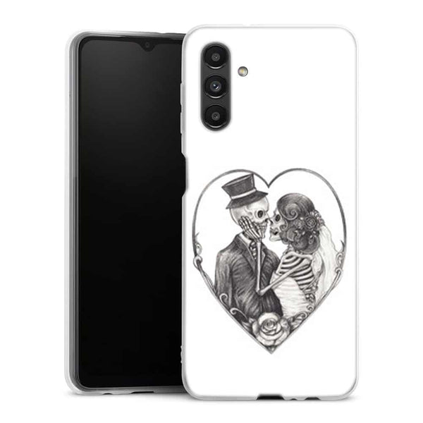 Coque Samsung A04S Skull wedding sugar antichoc